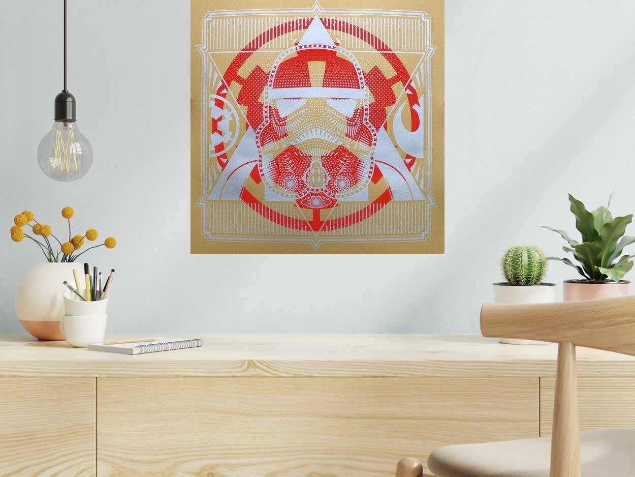 Editions d'art de JIBE a pour titre STORM TROOPER style graphique dim : JIBEprix: