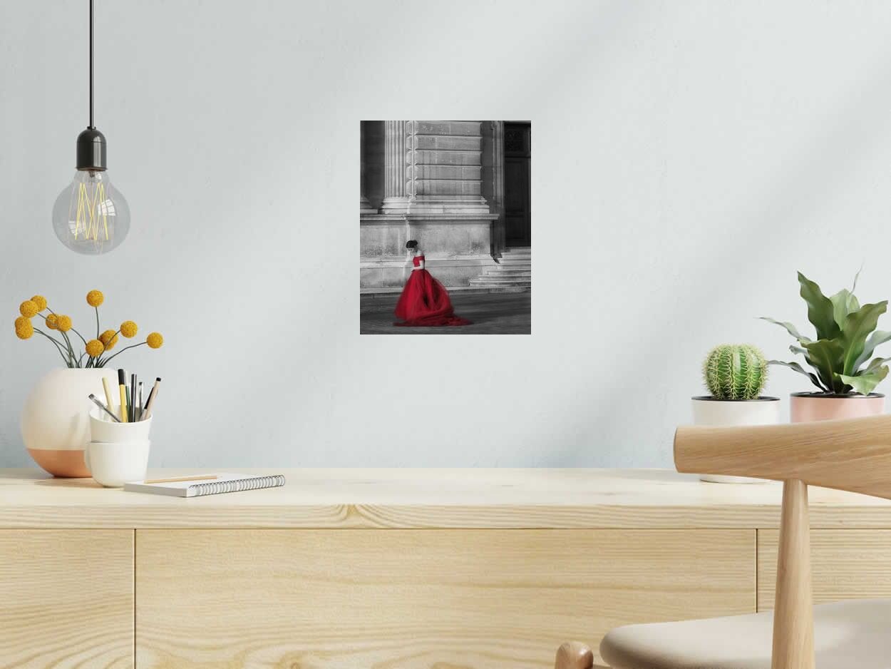 Photo de DOV ADJEDJ a pour titre LA MARIEE ROUGE style figuratif dim : DOV ADJEDJprix:60