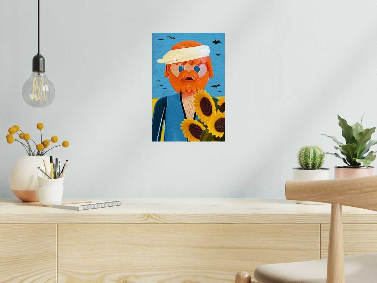 Photo de RICHARD UNGLIK a pour titre VAN GOGH style graphique dim : RICHARD UNGLIKprix:60