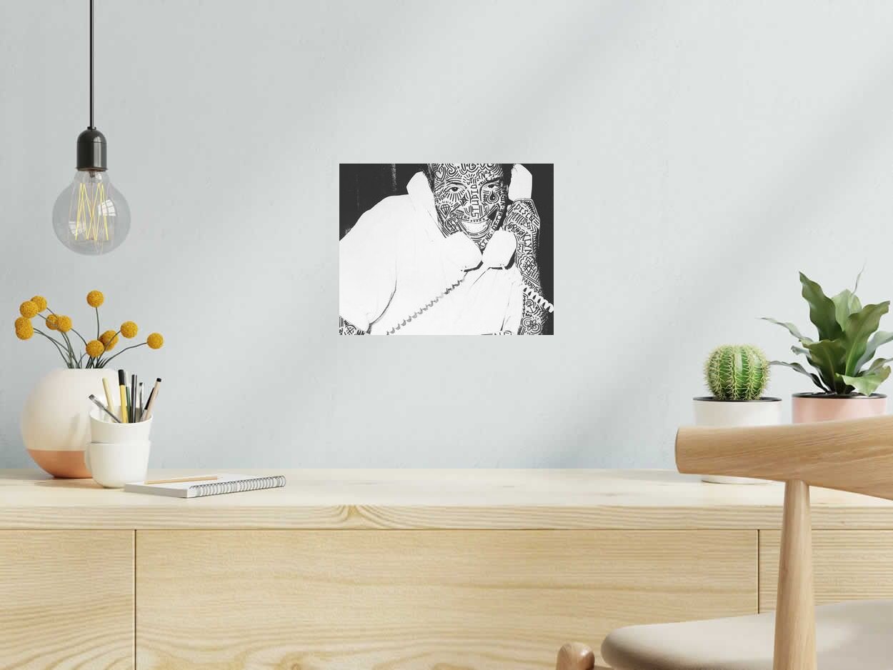 Photo de RS ARTIST a pour titre STEVE style street pop art dim : RS ARTISTprix:60