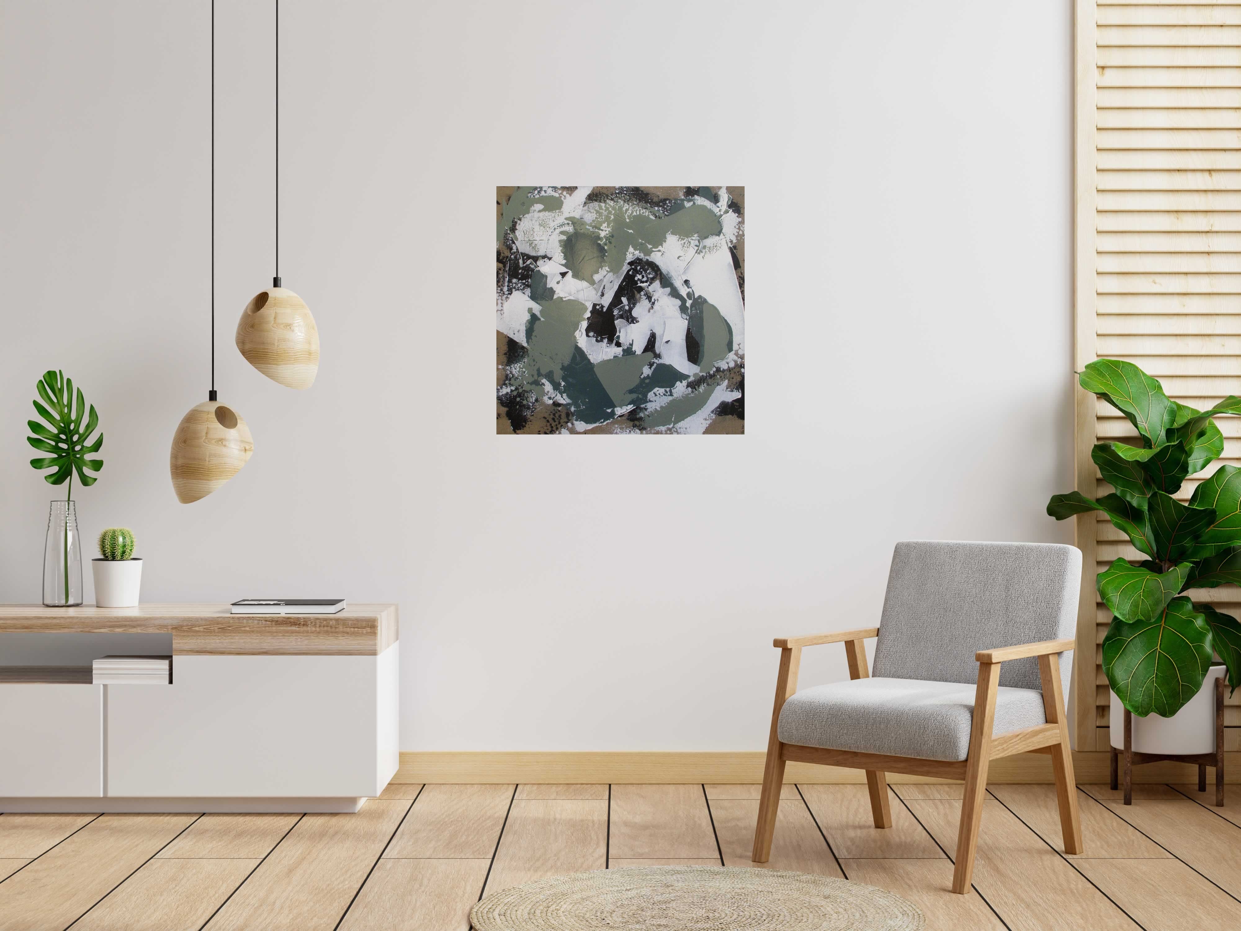 Tableau de CELINE WEBER a pour titre ARGILE 2 style abstrait dim : CELINE WEBERprix: