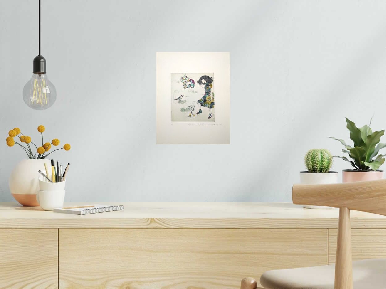 Editions d'art de ATSUKO ISHII a pour titre THE OTHER BEGINNING style figuratif dim : ATSUKO ISHIIprix:130