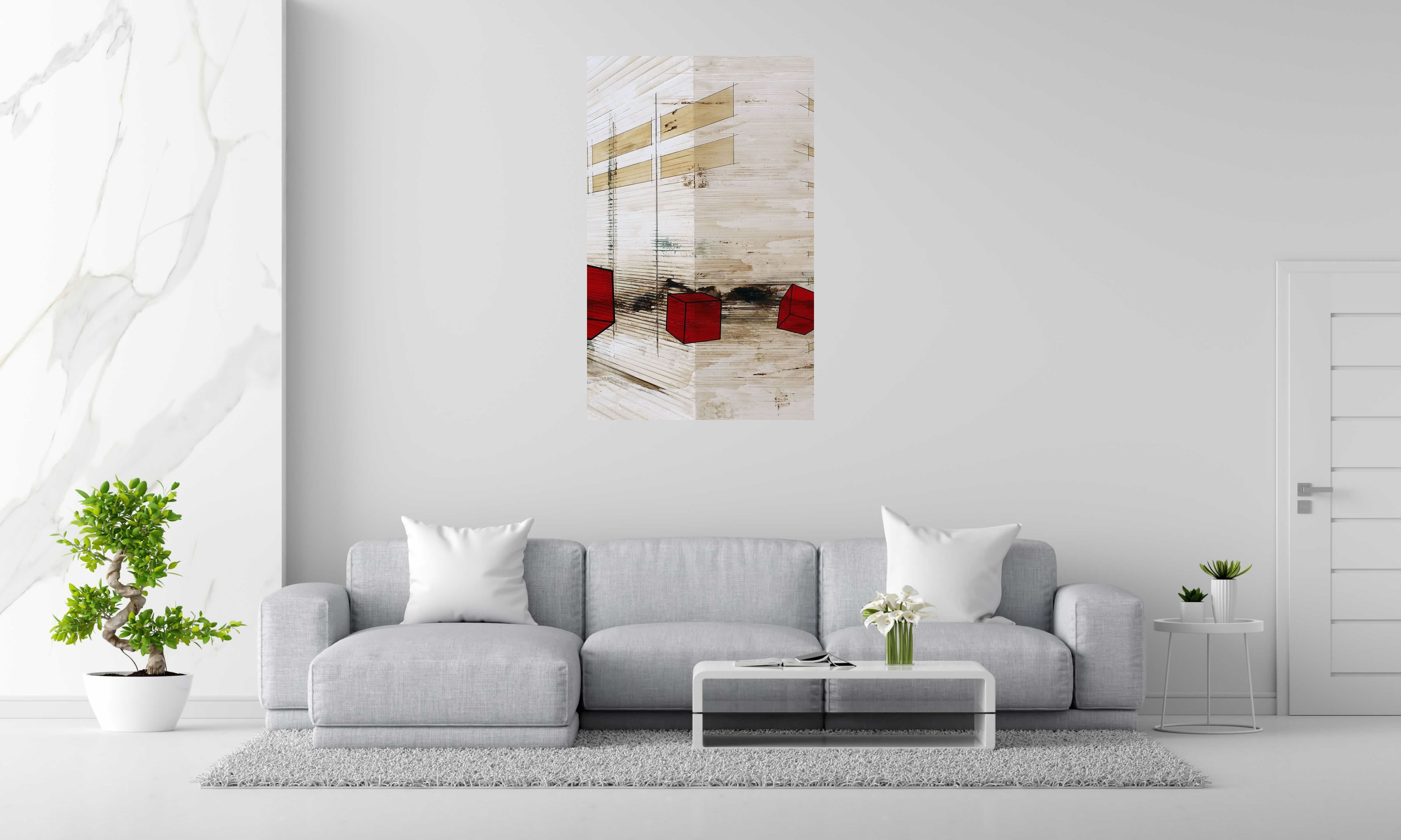 Tableau de LUDOVIC MERCHER a pour titre INFINITE style abstrait dim : LUDOVIC MERCHERprix:1100
