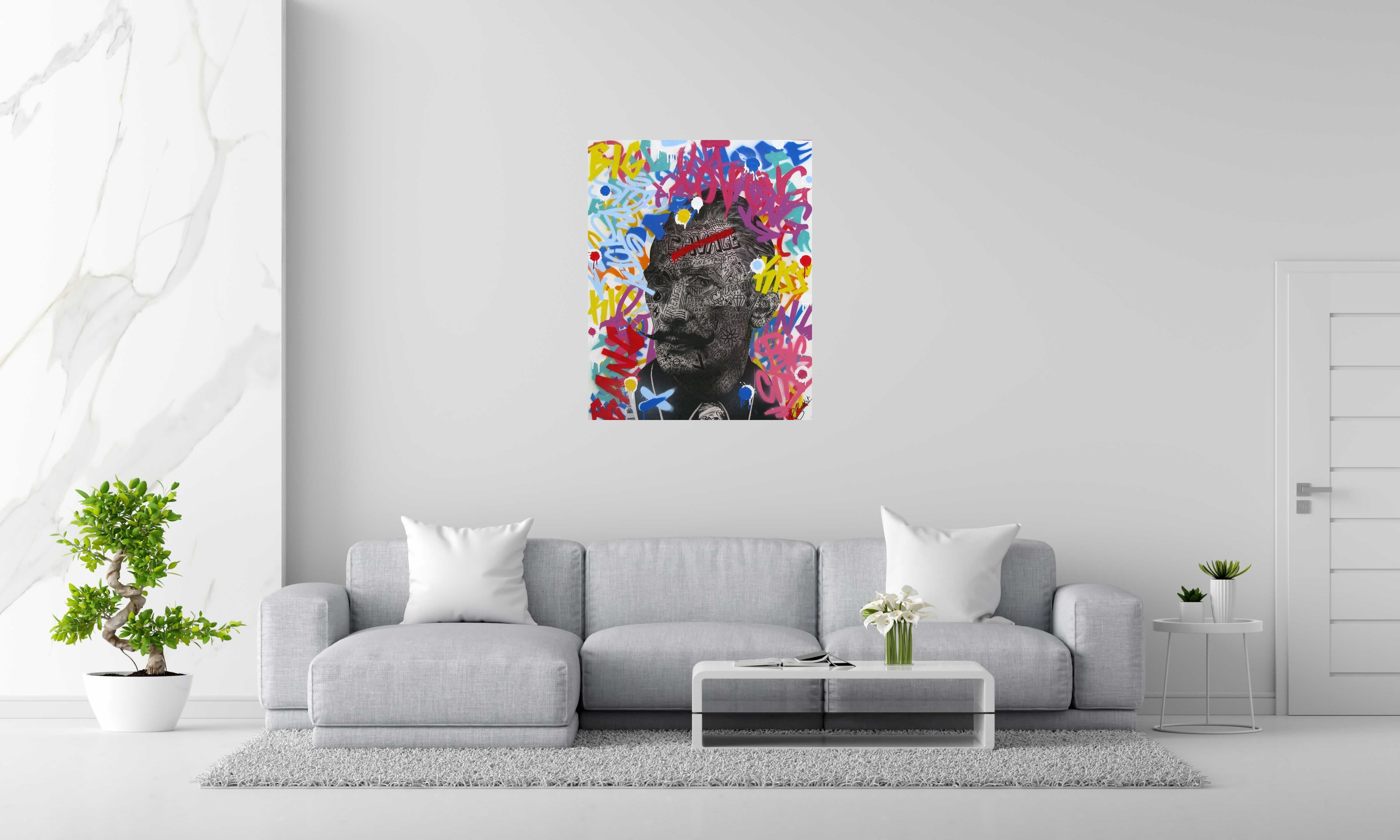 Tableau de RS ARTIST a pour titre VAN GOGH & DALI style graphique dim : RS ARTISTprix:
