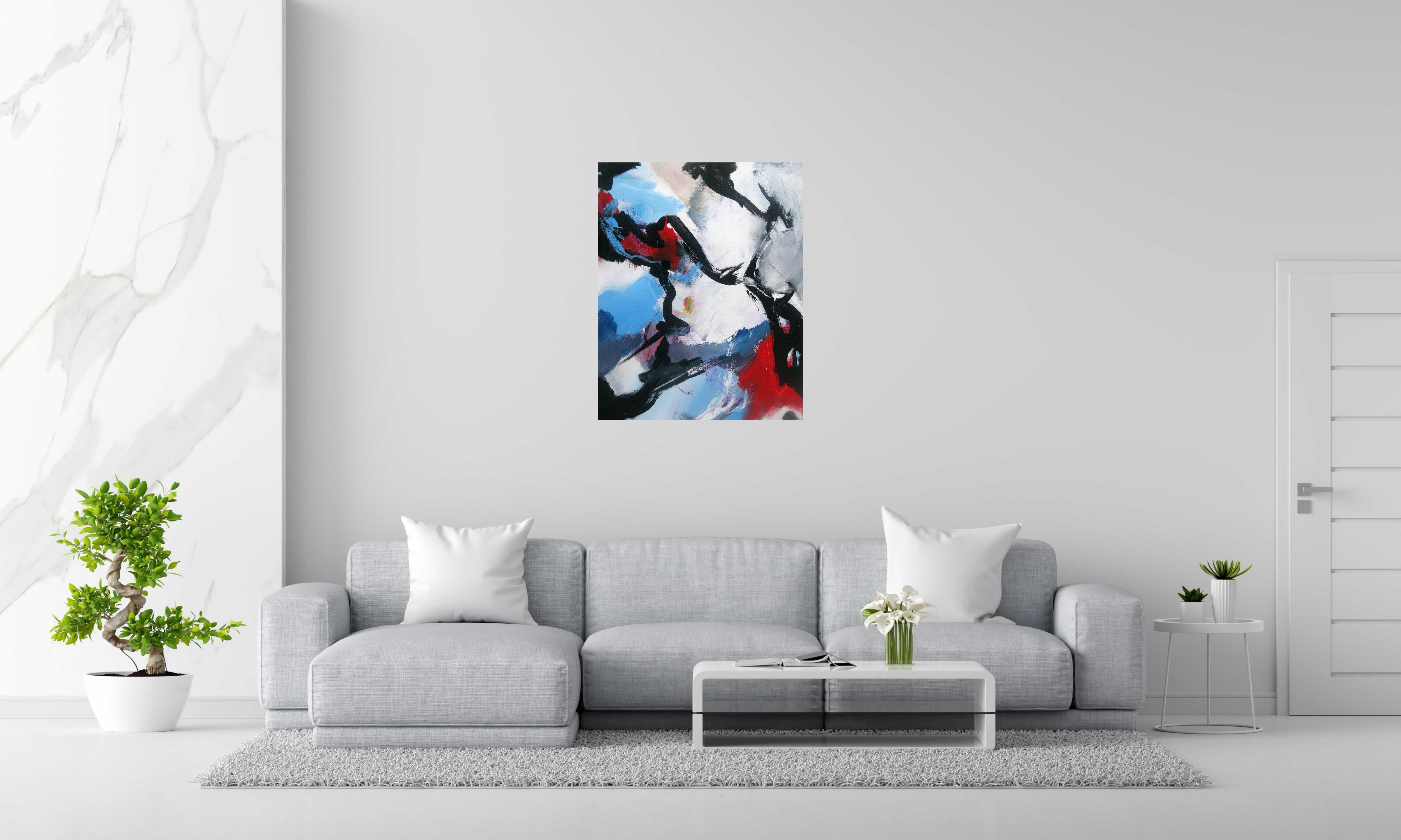 Tableau de JM BARROIS a pour titre SONGE 09-05 style abstrait dim : JM BARROISprix: