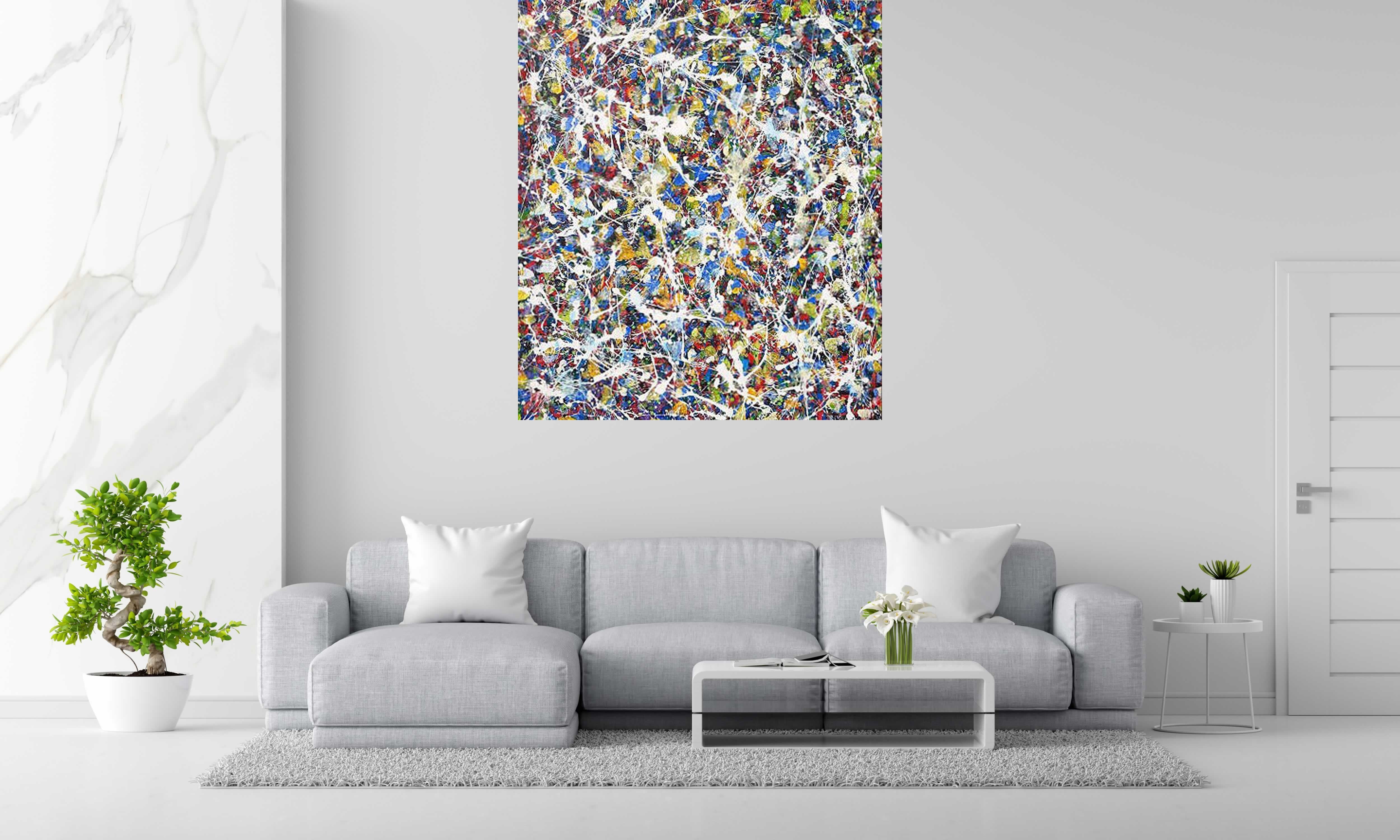 Tableau de STEPHANE RIME a pour titre NONAME COSMOS N°5 2019 style abstrait dim : STEPHANE RIMEprix:1700