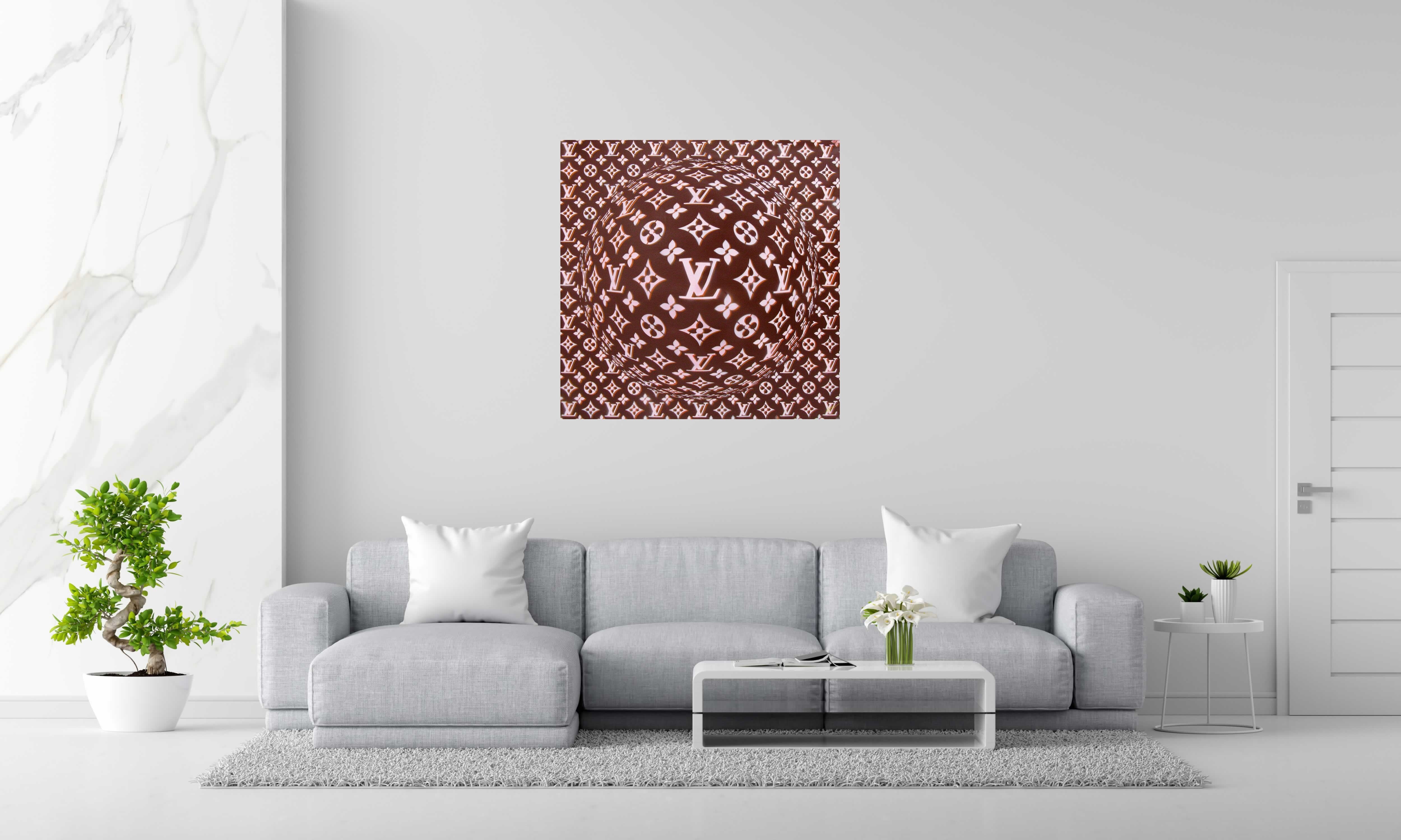 Tableau de YANN GUINCHAN a pour titre PLANETE VUITTON VI style graphique dim : YANN GUINCHANprix: