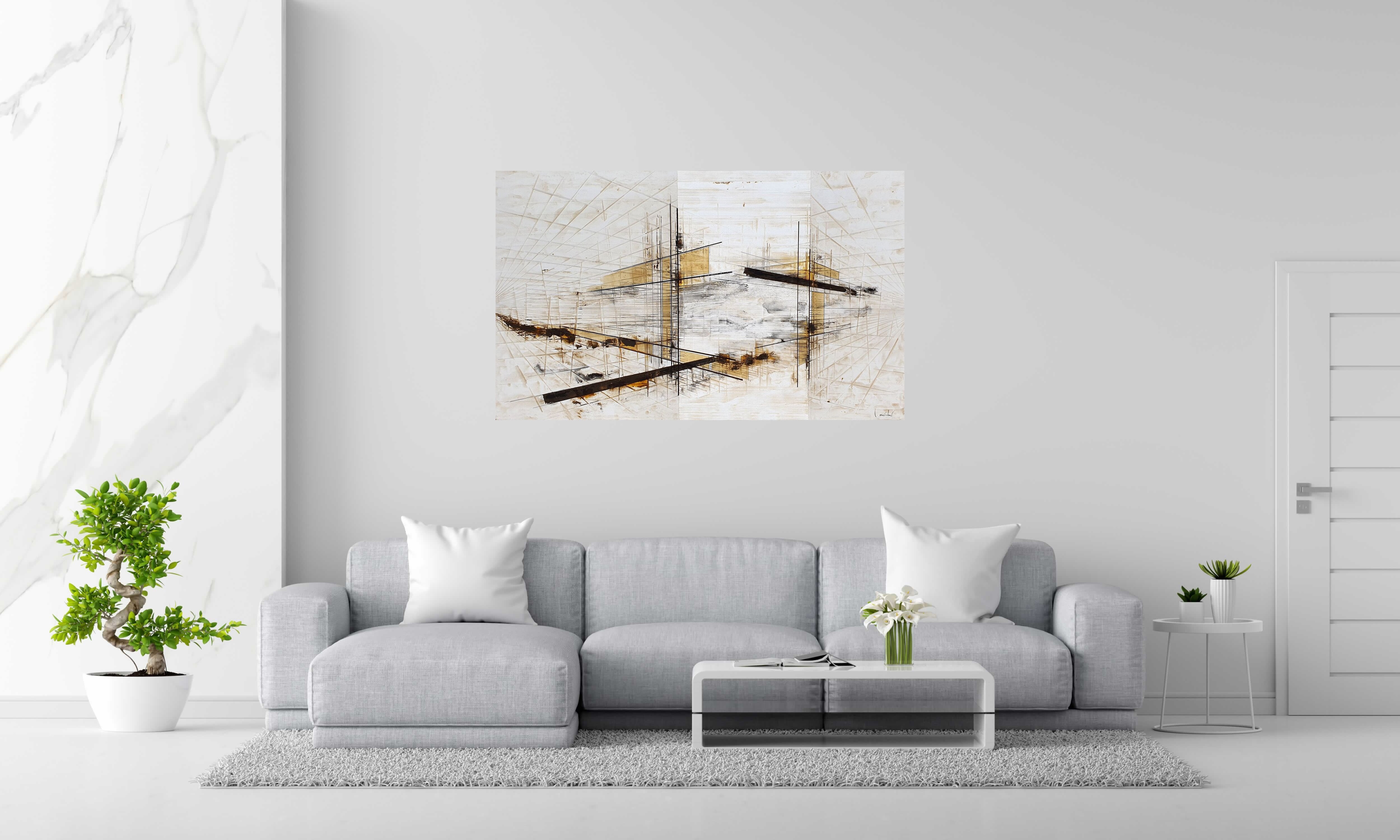 Tableau de LUDOVIC MERCHER a pour titre PROJECT style no dim : LUDOVIC MERCHERprix:1500
