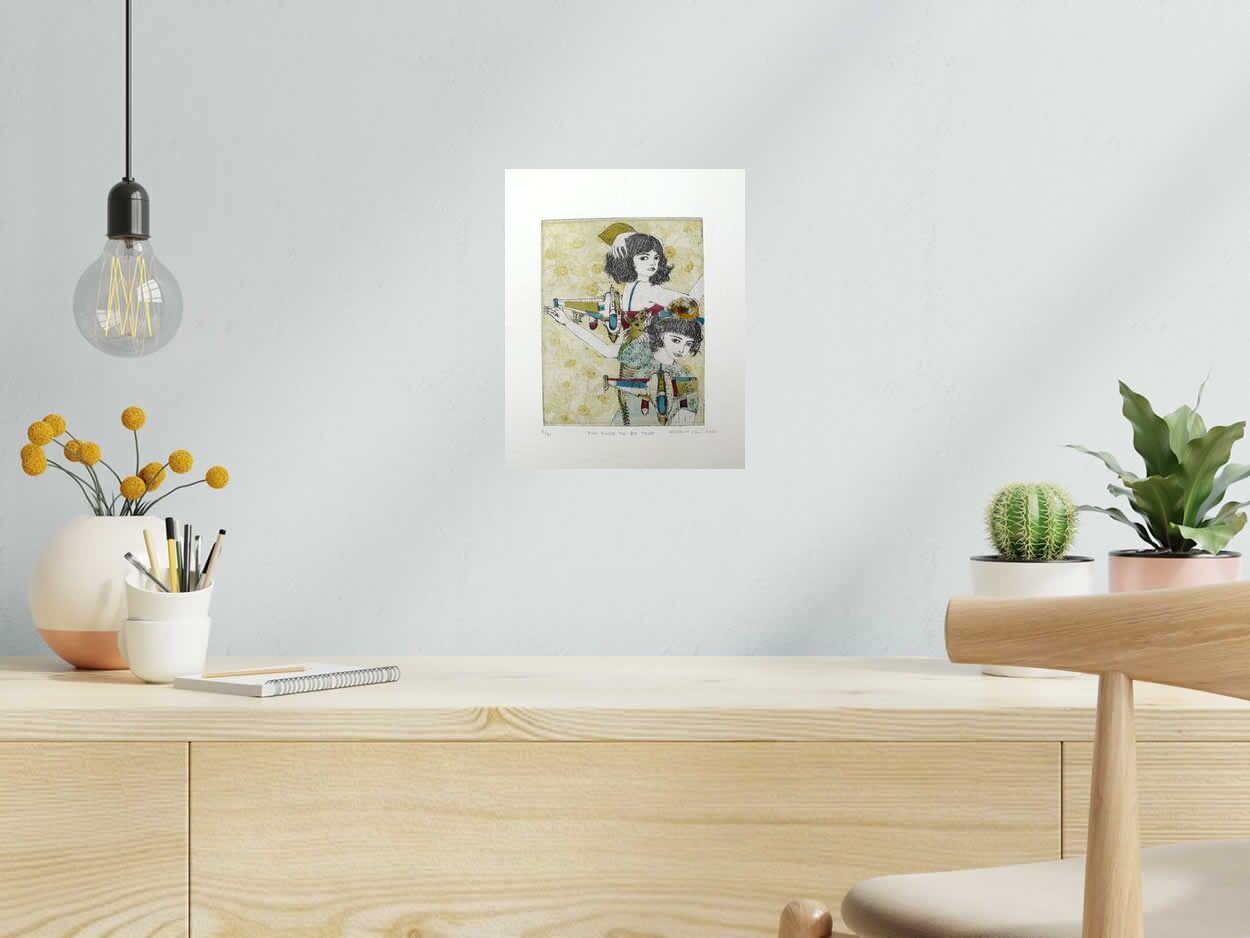Dessin de ATSUKO ISHII a pour titre TOO GOOD TO BE TRUE style figuratif dim : ATSUKO ISHIIprix:130