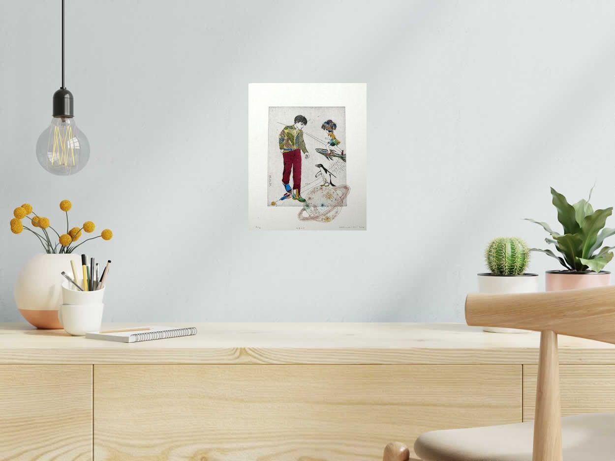 Editions d'art de ATSUKO ISHII a pour titre NEXT 7/31 style figuratif dim : ATSUKO ISHIIprix:130