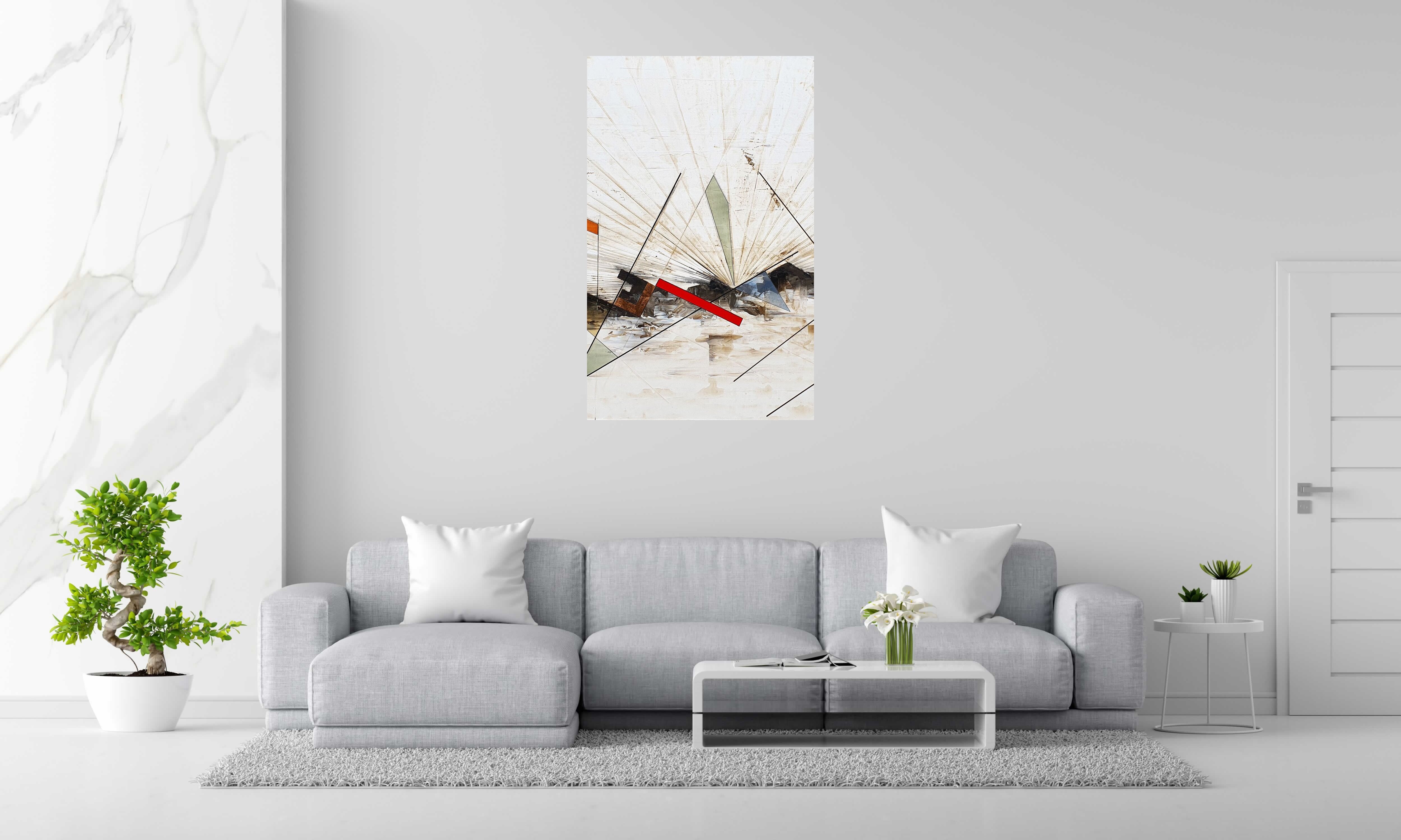 Tableau de LUDOVIC MERCHER a pour titre MIX style abstrait dim : LUDOVIC MERCHERprix:1200