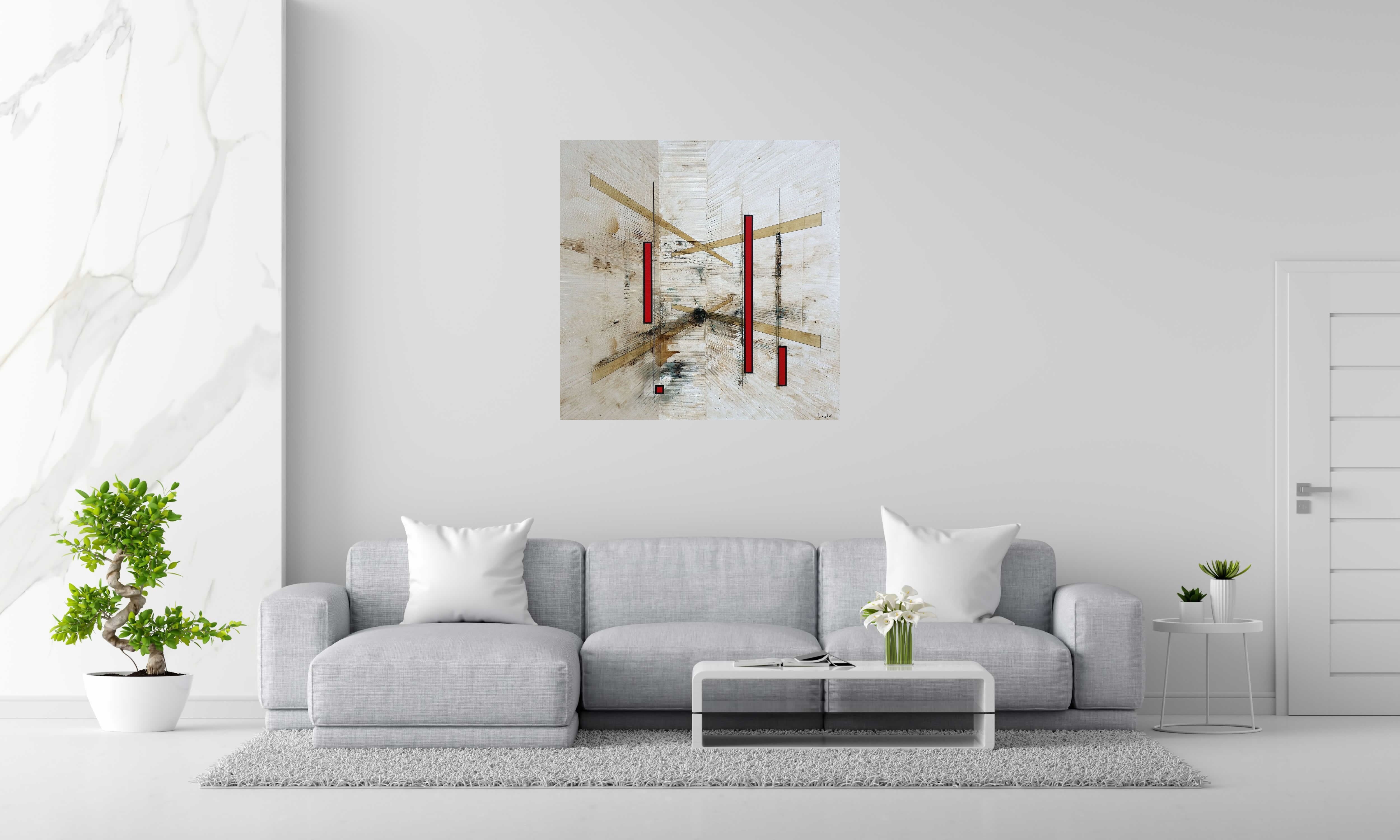 Tableau de LUDOVIC MERCHER a pour titre CAP style abstrait dim : LUDOVIC MERCHERprix:1000