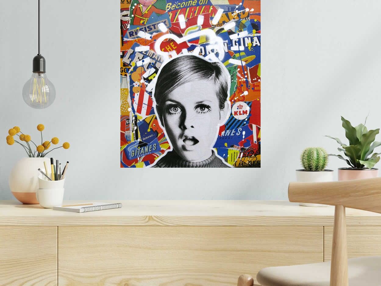 Tableau de RS ARTIST a pour titre WHOA! style street pop art dim : RS ARTISTprix: