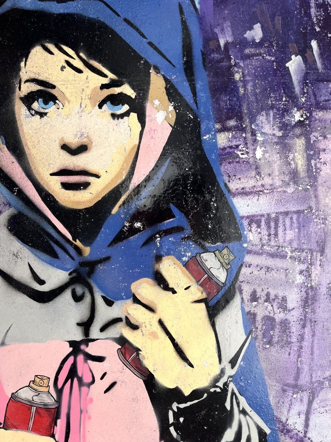 Tableau de Craig & Emer a pour titre Passion style graffiti, street art dim : Craig & Emerprix:700