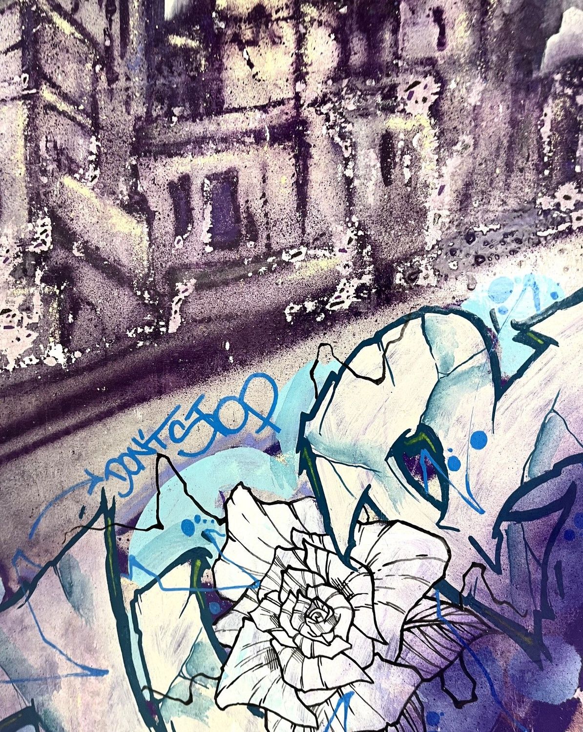 Tableau de Craig & Emer a pour titre Passion style graffiti, street art dim : Craig & Emerprix:700