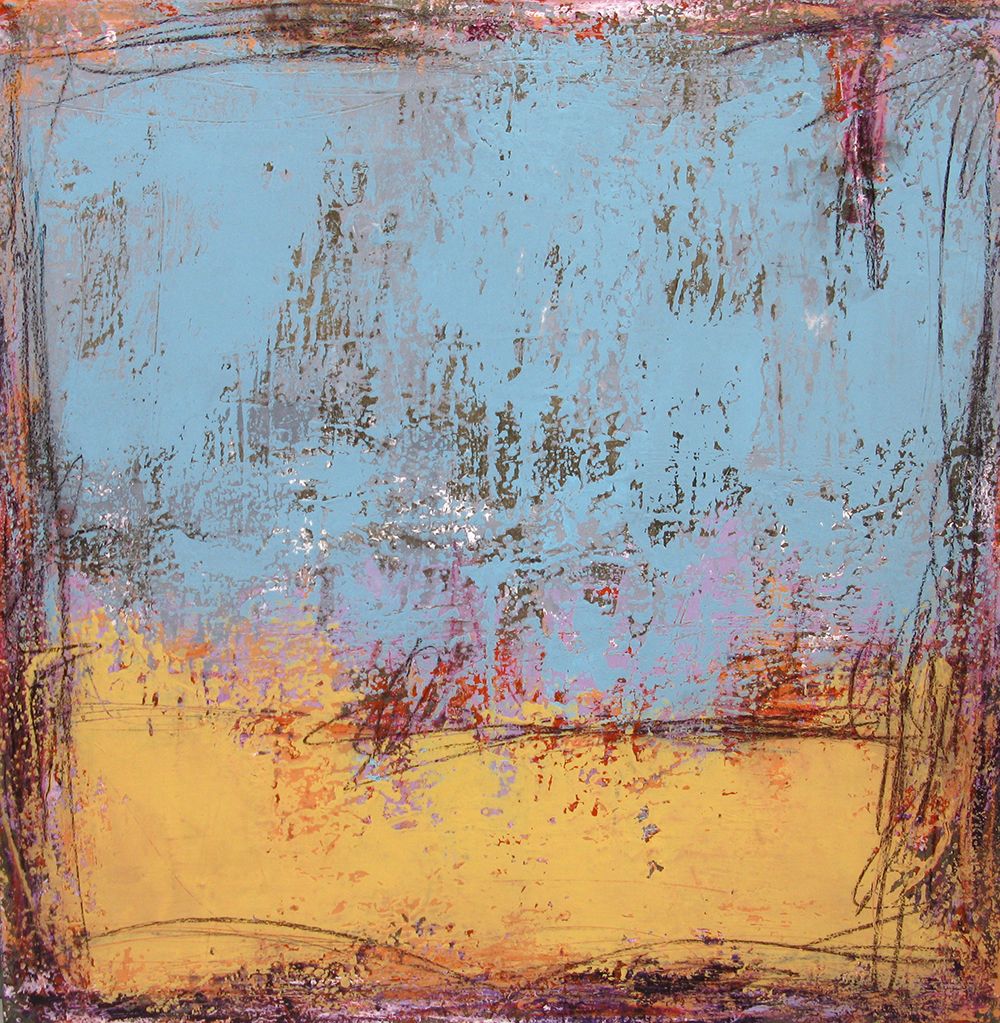 Peinture abstraite format xxl JUNE – TANIA CARRARA – 100 × 100 cm