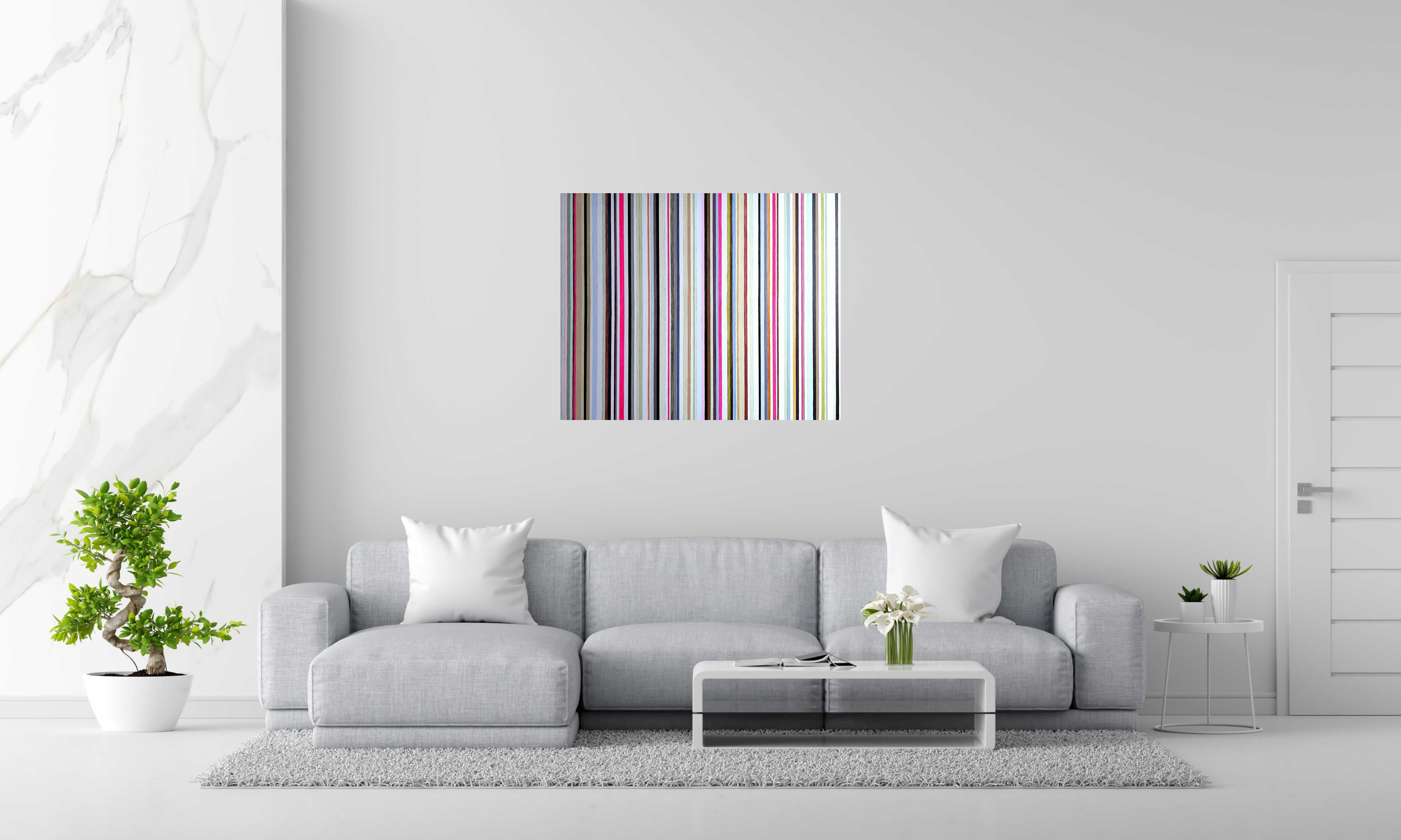 Peinture Twin Peaks 2 de NASH dans un intérieur – 100 × 81 cm