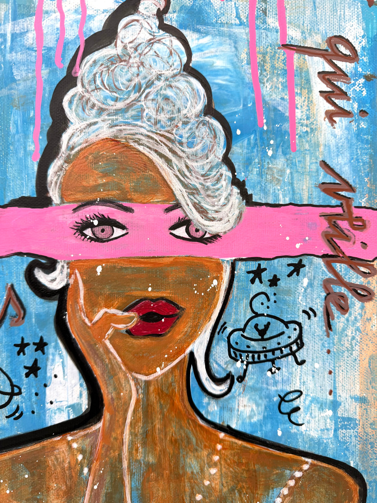 Peinture rêve de CACOU dans un intérieur – 30 × 40 cm