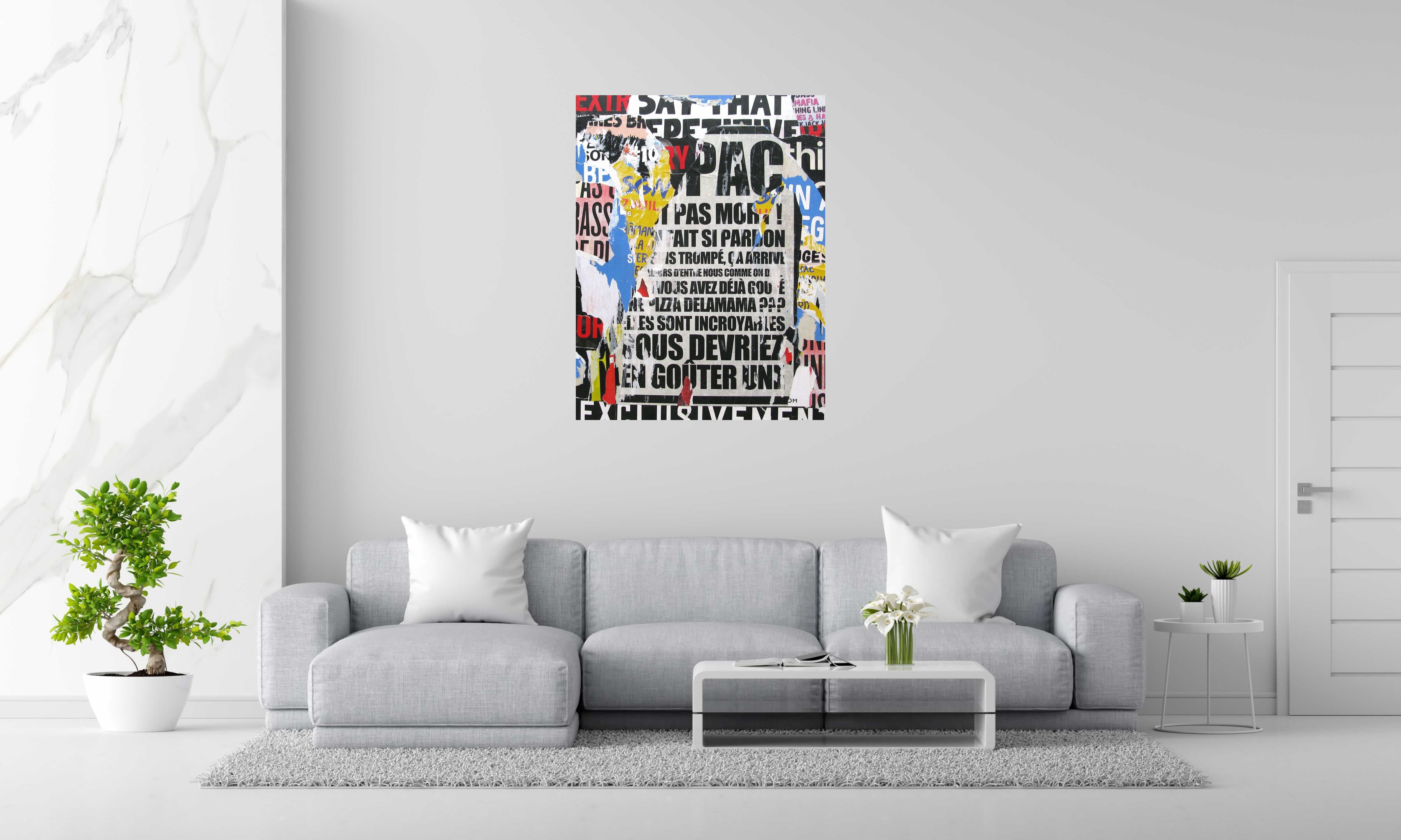 Peinture Fragments de PODKOL dans un intérieur – 89 × 116 cm