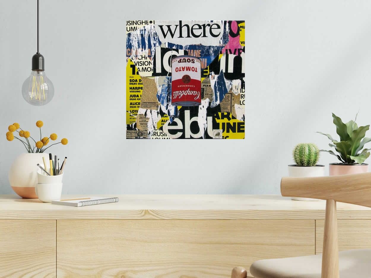 Peinture Vision de PODKOL dans un intérieur – 40 × 40 cm