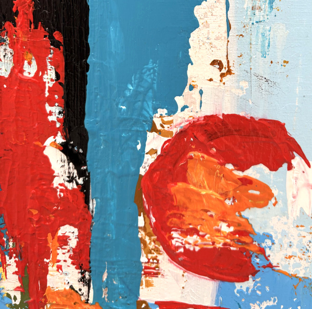 Peinture Composition de FARID AMRAR dans un intérieur – 30 × 40 cm
