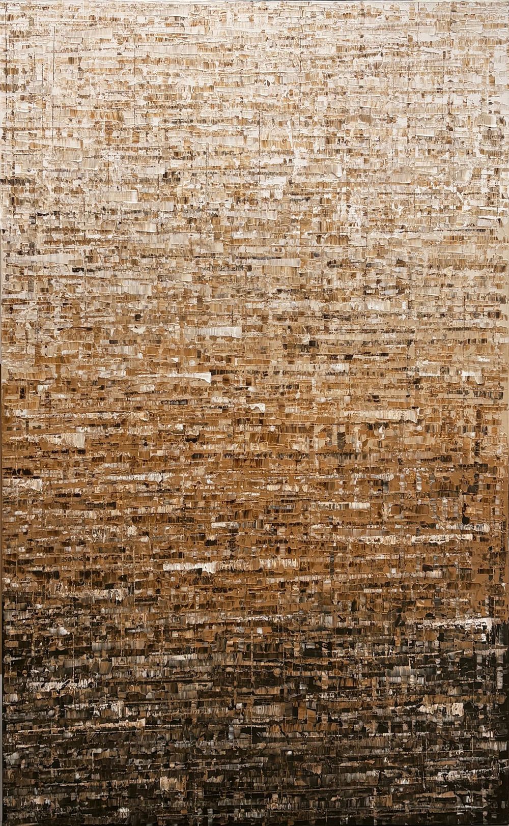 Tableau de ALAIN BECANNE a pour titre Peinture abstraite Février 2018-11 style abstrait dim : ALAIN BECANNEprix:1000