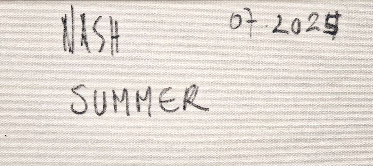 Tableau de NASH a pour titre Summer style abstrait dim : NASHprix:700