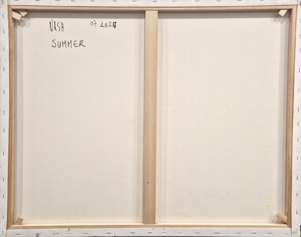 Tableau de NASH a pour titre Summer style abstrait dim : NASHprix:700