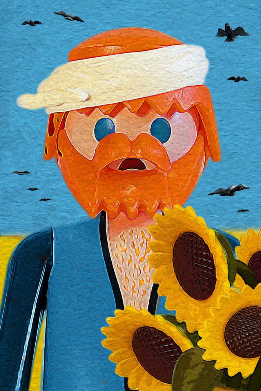 Photographie graphique petit format VAN GOGH – RICHARD UNGLIK – 36 × 24 cm