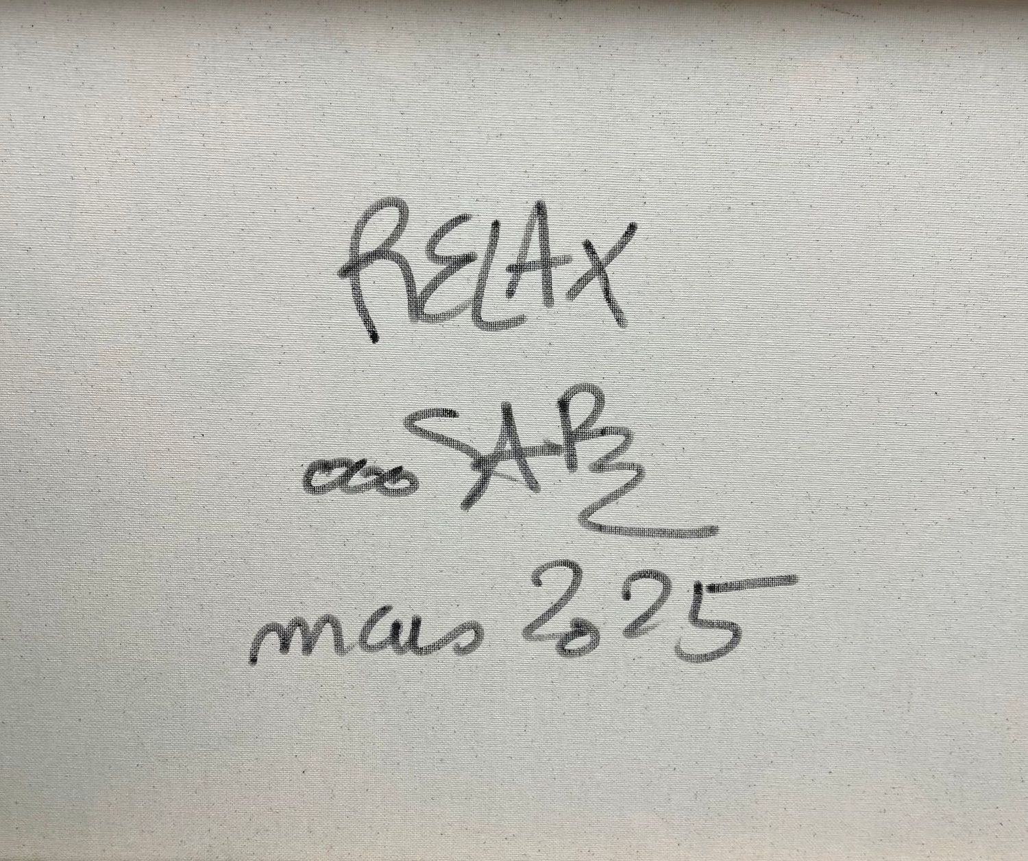 Tableau de RICO SAB a pour titre Relax style street pop art dim : RICO SABprix:450