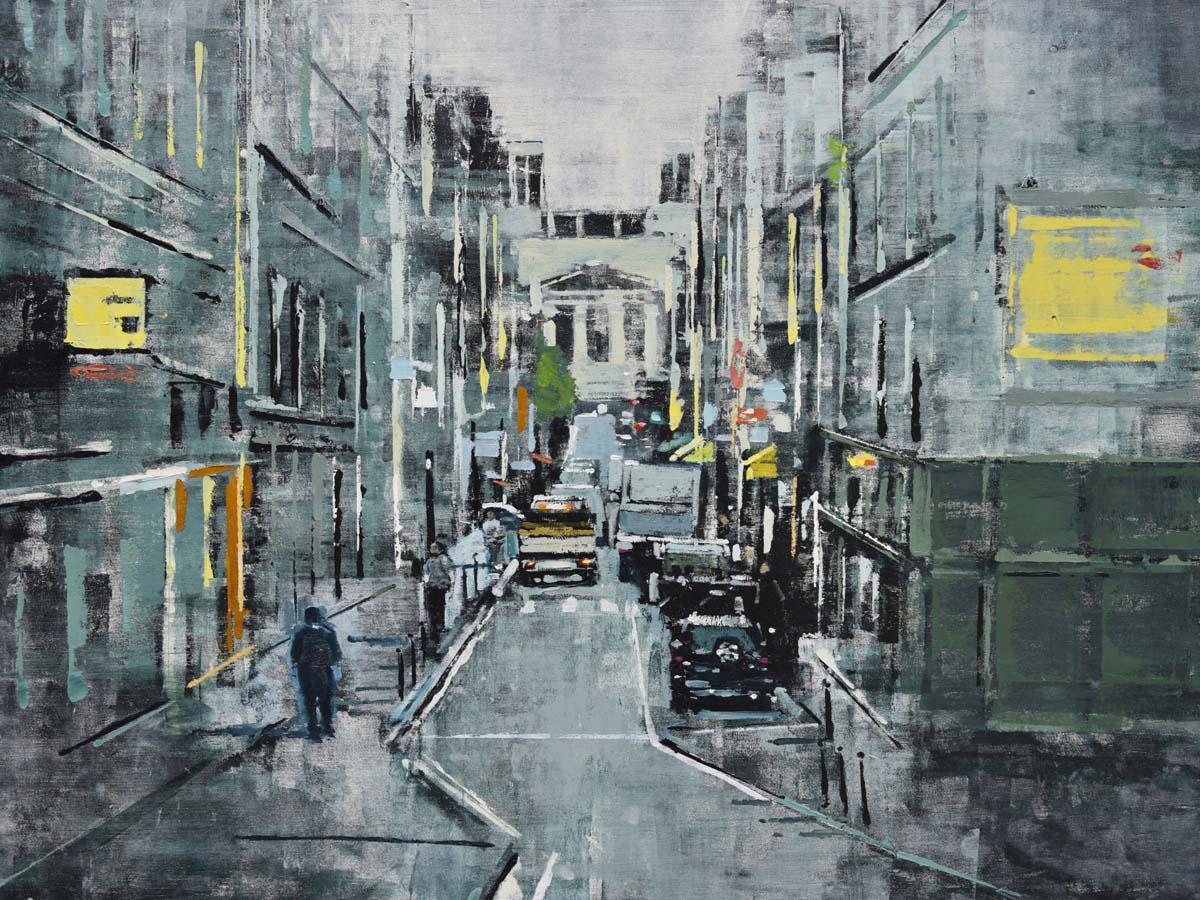 Editions d'art de ADRIEN FAVEAU a pour titre RUE D'HAUTEVILLE I style figuratif dim : ADRIEN FAVEAUprix:70