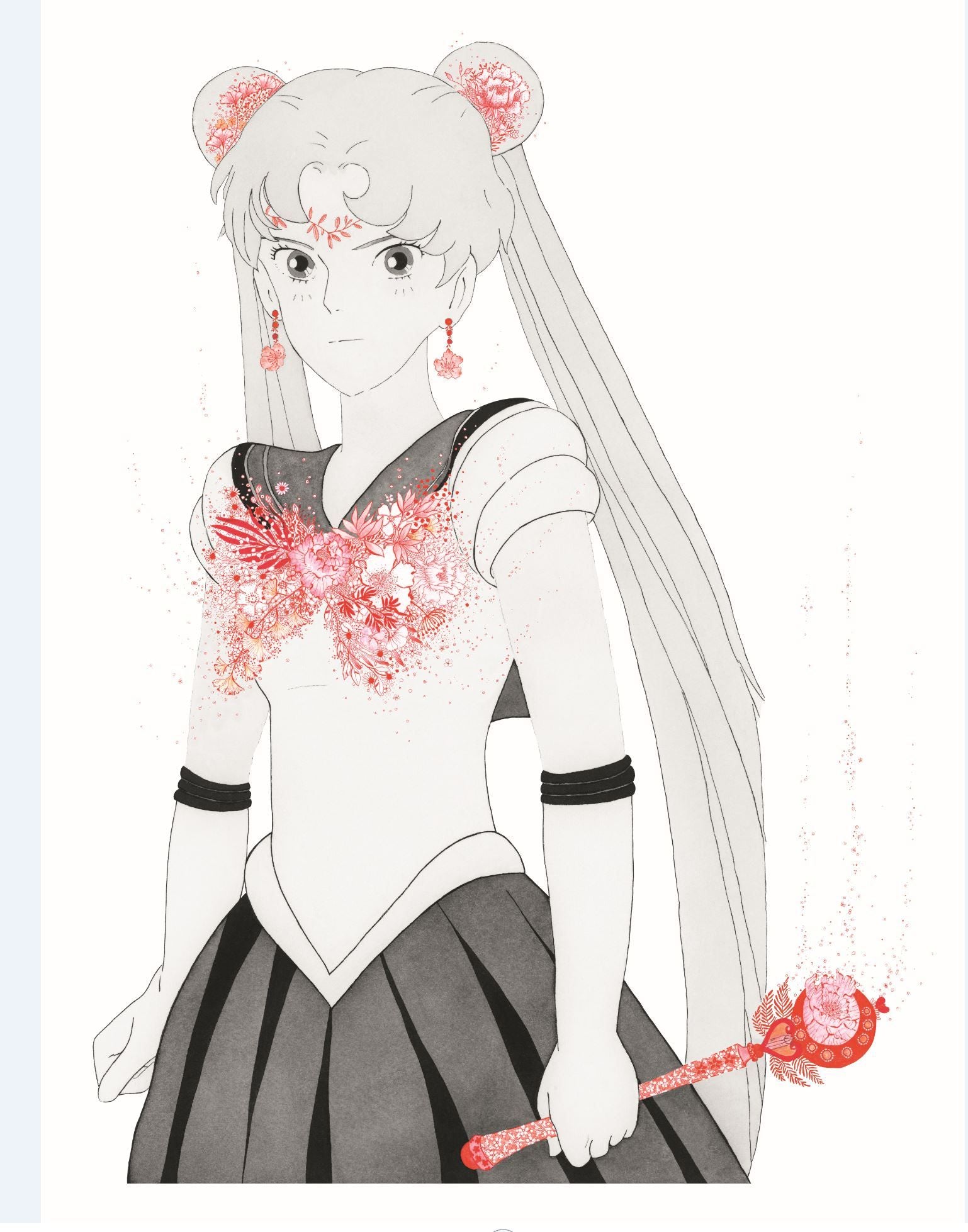 Editions d'art de CAMILLE POLI a pour titre SAILOR FLOWER style figuratif, graphique dim : CAMILLE POLIprix:90