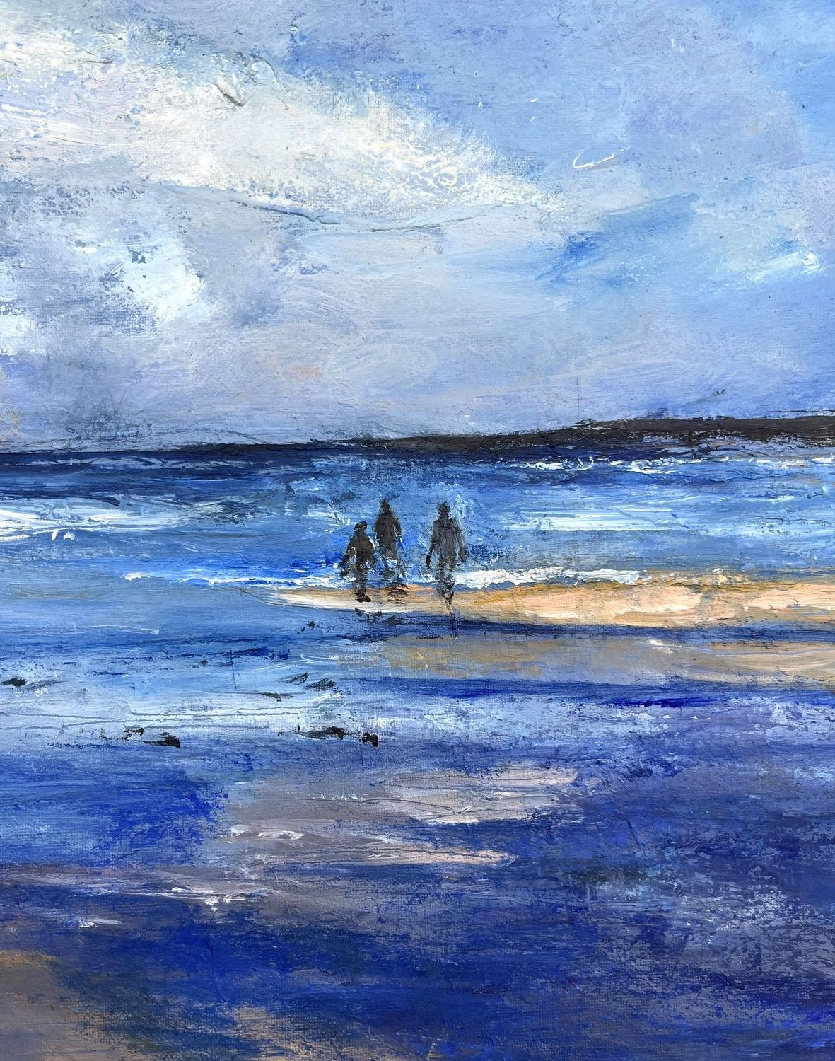 Tableau de PASCALE JACQUEMOND a pour titre Sans-titre style abstrait dim : PASCALE JACQUEMONDprix:220