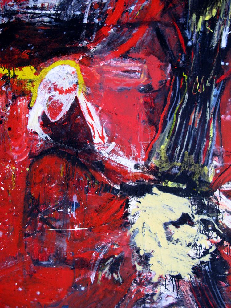 Tableau de RINGER HERVE a pour titre SANS TITRE style abstrait dim : RINGER HERVEprix:1600