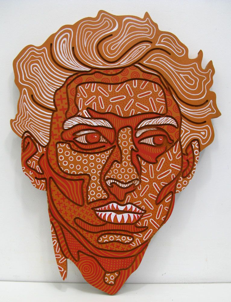 Sculpture petit format orange et rouge Nuance 3 – JACK JACQUOT – 39 × 53 cm