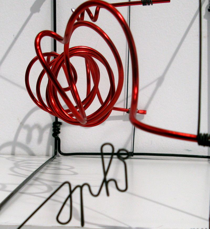 Sculpture de JPHI a pour titre Aimer Rouge grand 1 style figuratif dim : JPHIprix:300