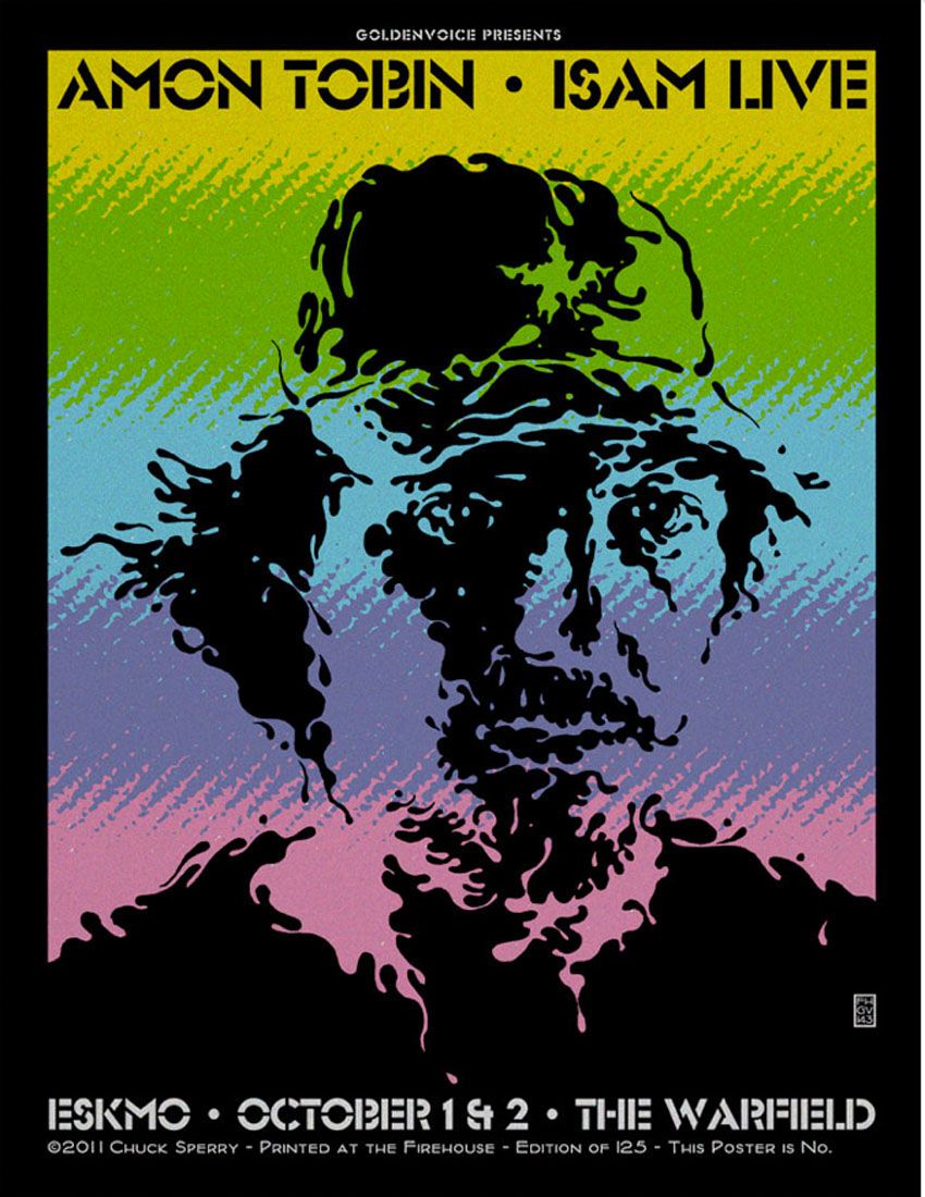 Serigraphie figuratif moyen format AMON TOBIN – CHUCK SPERRY – 51 × 66 cm
