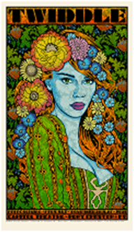 Serigraphie figuratif moyen format TWIDDLE 2021 – CHUCK SPERRY – 50 × 89 cm
