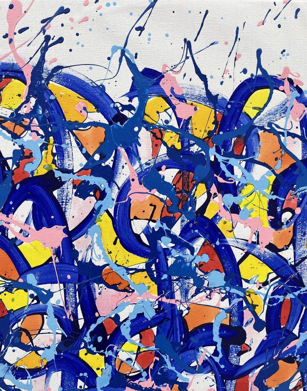 Tableau de STEPHANE RIME a pour titre NONAME E75 style abstrait dim : STEPHANE RIMEprix:1600