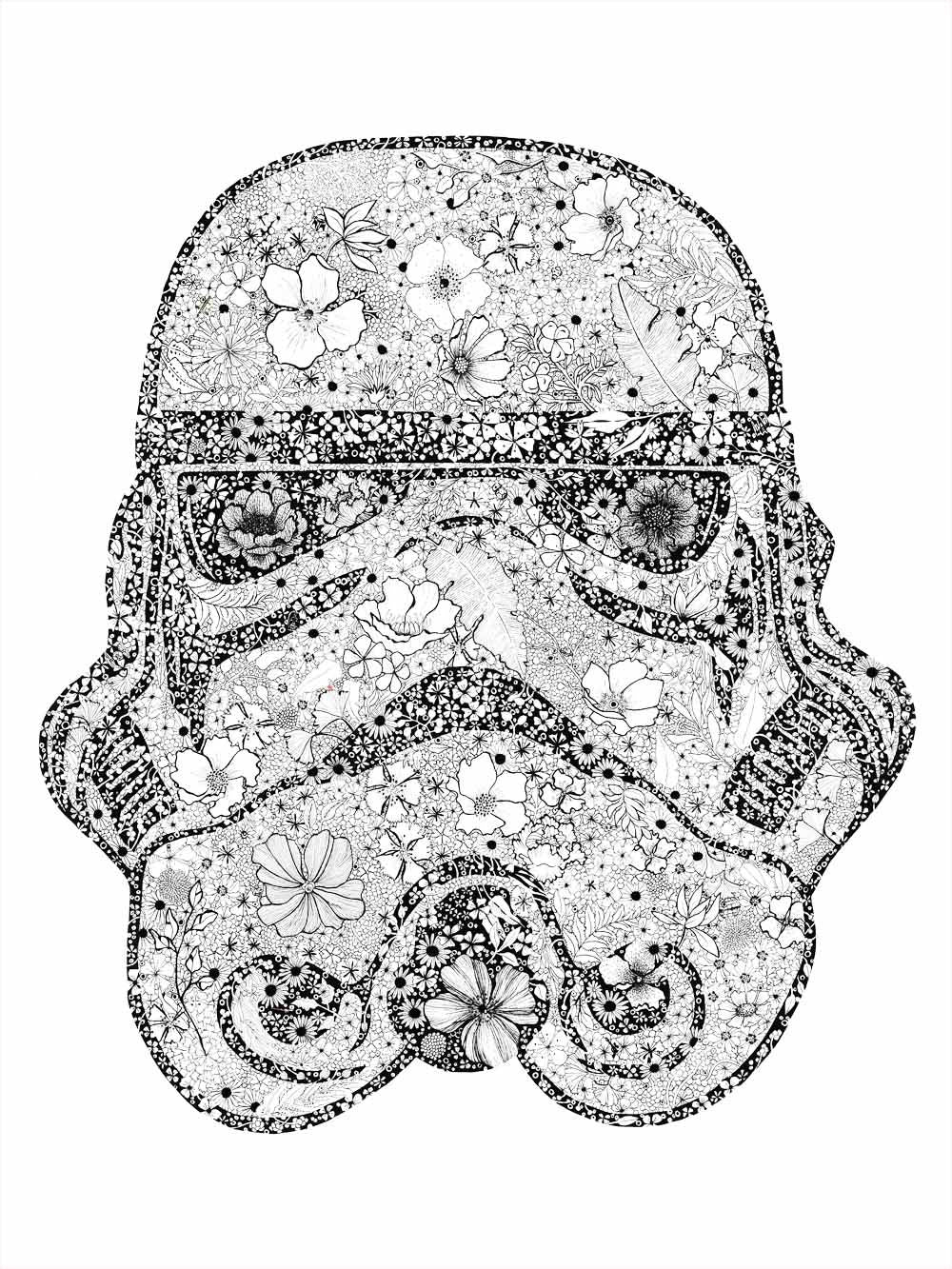Editions d'art de CAMILLE POLI a pour titre STORMTROOPER style figuratif, graphique dim : CAMILLE POLIprix:90
