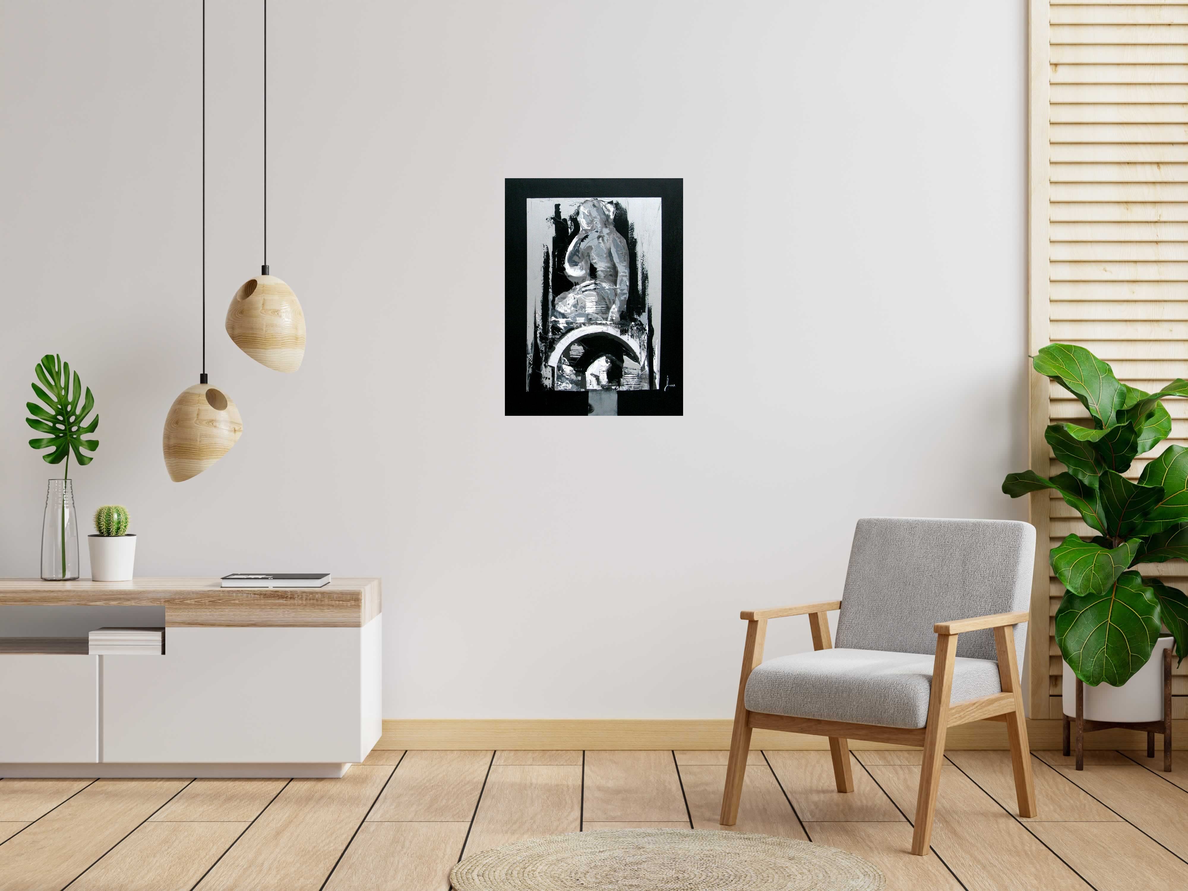 Tableau Crépuscule de FARID AMRAR dans un intérieur – 60 × 80 cm