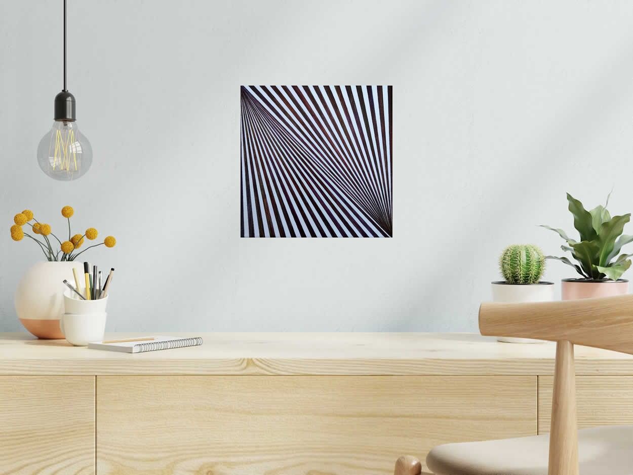 Tableau Purple de NASH dans un intérieur – 30 × 30 cm