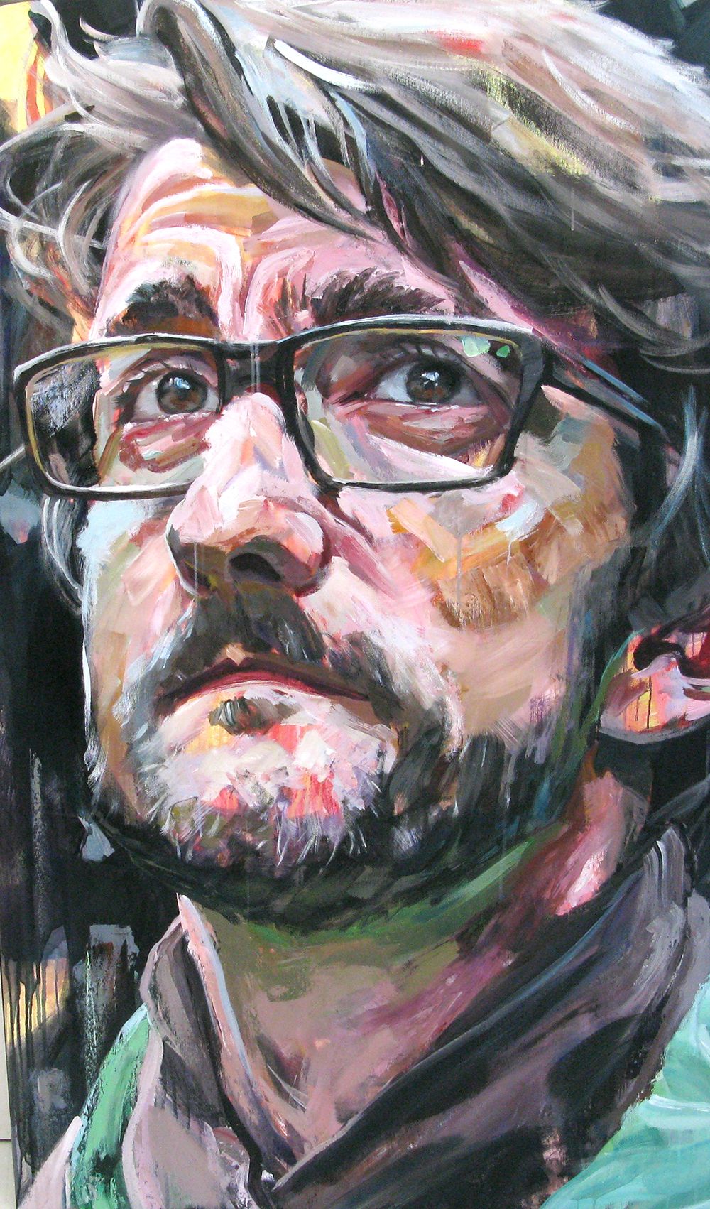 Tableau figuratif format xxl GREG – NUNO – 89 × 146 cm