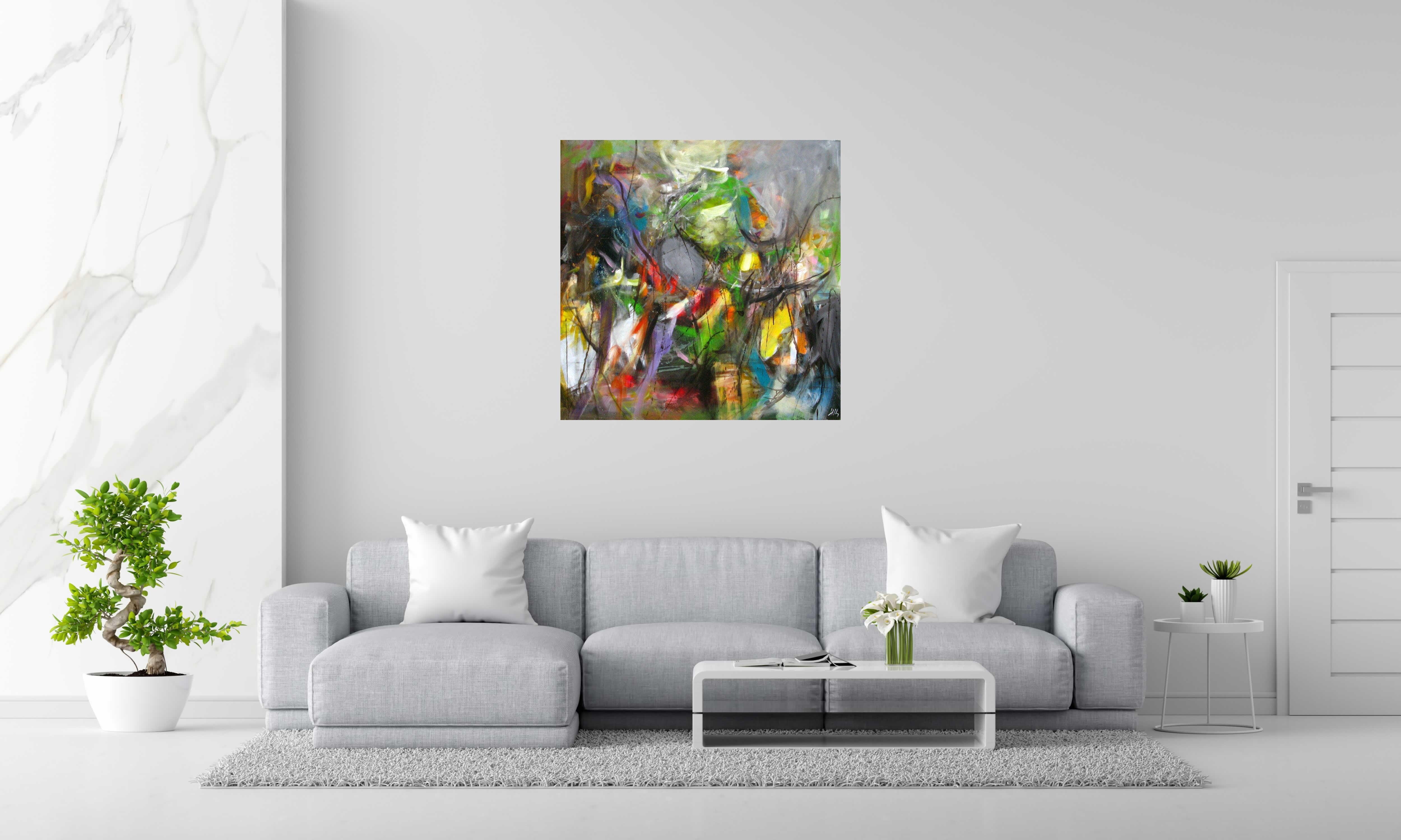 Tableau ST de IVAN TZONEV dans un intérieur – 100 × 100 cm