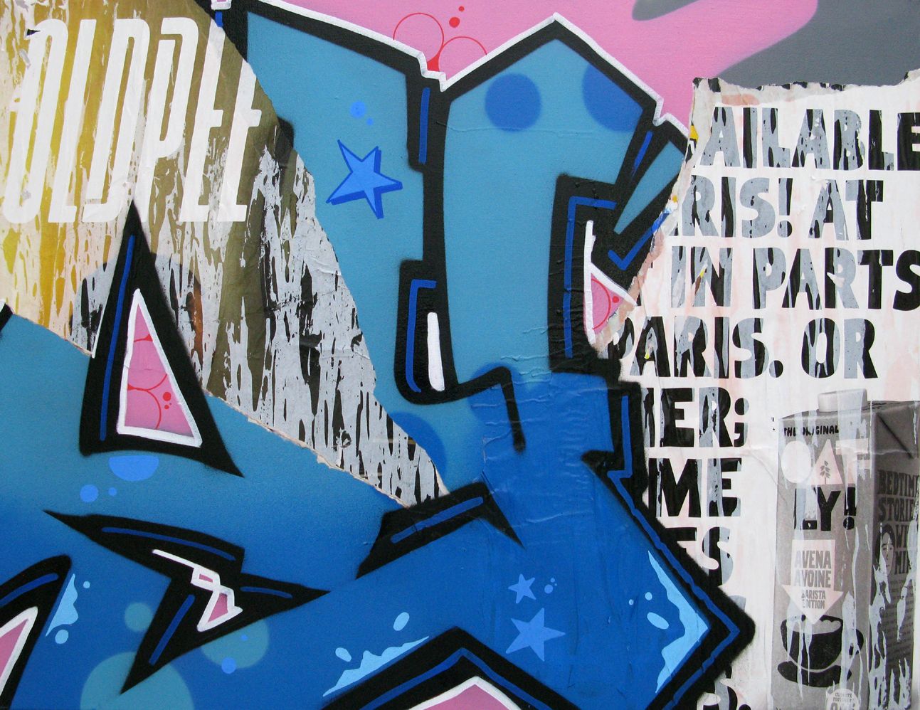 Tableau street art grande taille Paris – KENY – 130 × 97 cm