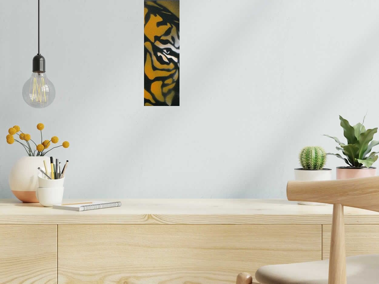 Tableau Histoire courte de KARO TRASS dans un intérieur – 30 × 90 cm