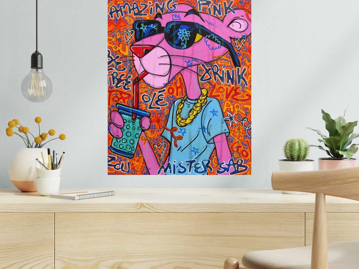 Tableau Olé de RICO SAB dans un intérieur – 50 × 61 cm