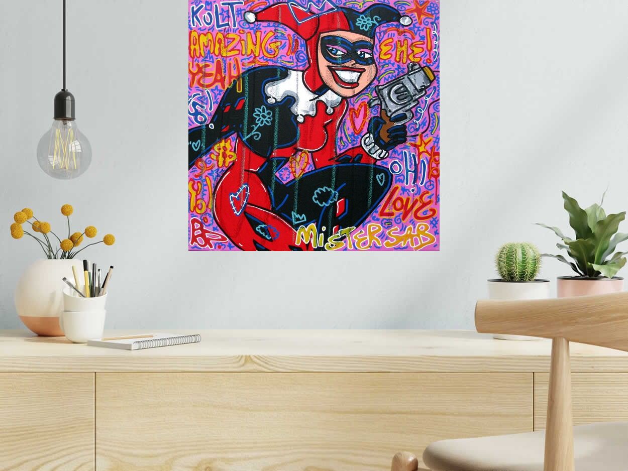 Tableau So kult de RICO SAB dans un intérieur – 50 × 50 cm