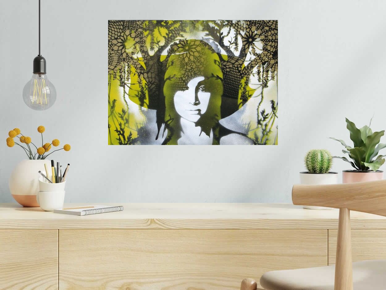 Tableau Emma de KARO TRASS dans un intérieur – 55 × 40 cm