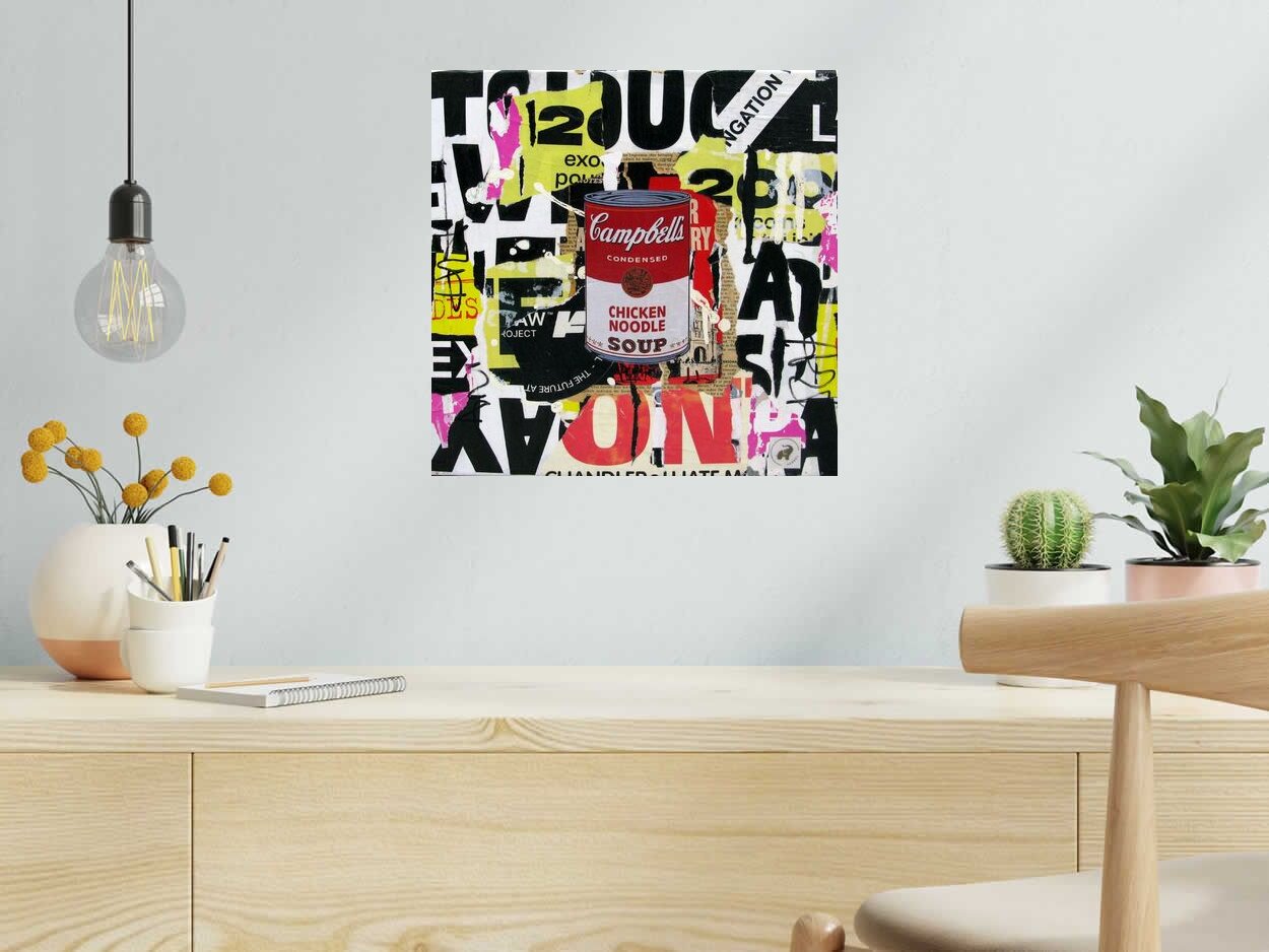 Tableau Power glory de PODKOL dans un intérieur – 40 × 40 cm